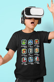 Mega Man Siyah Unisex  Çocuk Tişört