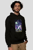 Mega Man Siyah Unisex Hoodie