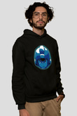 Mega Man Siyah Unisex Hoodie