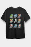 Mega Man Siyah Unisex Tişört