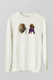 Megadeth Baskılı Beyaz Unisex Sweatshirt