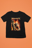 Megadeth Baskılı Siyah Unisex Çocuk Tişört