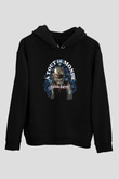 Megadeth Baskılı Unisex Siyah Kapüşonlu Sweatshirt
