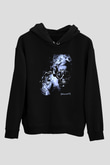 Megadeth Baskılı Unisex Siyah Kapüşonlu Sweatshirt