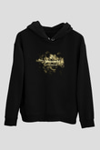 Megadeth Baskılı Unisex Siyah Kapüşonlu Sweatshirt
