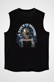 Megadeth Baskılı Unisex Siyah Kolsuz Tişört - Tshirt