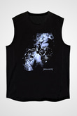 Megadeth Baskılı Unisex Siyah Kolsuz Tişört - Tshirt
