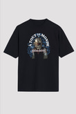 Megadeth Baskılı Unisex Siyah Oversize Tişört - Tshirt