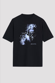 Megadeth Baskılı Unisex Siyah Oversize Tişört - Tshirt