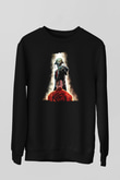 Megadeth Baskılı Unisex Siyah Sweatshirt