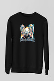 Megadeth Baskılı Unisex Siyah Sweatshirt