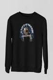 Megadeth Baskılı Unisex Siyah Sweatshirt