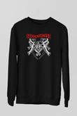 Megadeth Baskılı Unisex Siyah Sweatshirt