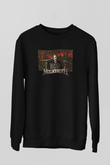 Megadeth Baskılı Unisex Siyah Sweatshirt