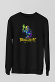 Megadeth Baskılı Unisex Siyah Sweatshirt