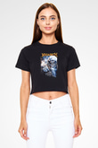 Megadeth Siyah Crop Top Tişört