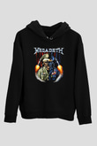 Megadeth Siyah Unisex Hoodie