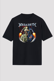 Megadeth Siyah Unisex Oversize Tişört T-Shirt
