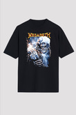 Megadeth Siyah Unisex Oversize Tişört T-Shirt