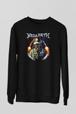 Megadeth Siyah Unisex Sweatshirt