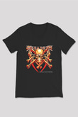 Megadeth Siyah Unisex V Yaka Tişört T-Shirt