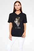 Megadeth Siyah Unisex V Yaka Tişört T-Shirt