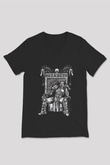 Megadeth Siyah Unisex V Yaka Tişört T-Shirt