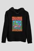 Melvins Baskılı Unisex Siyah Kapüşonlu Sweatshirt