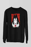 Melvins Baskılı Unisex Siyah Sweatshirt