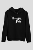 Mercyful Fate Baskılı Unisex Siyah Kapüşonlu Sweatshirt