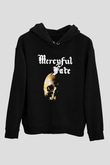 Mercyful Fate Baskılı Unisex Siyah Kapüşonlu Sweatshirt