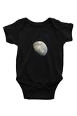 Merkür Fotoğraf Baskılı Unisex  Siyah Bebek Body - Zıbın