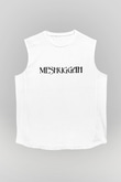 Meshuggah Beyaz Unisex Kolsuz Tişört