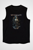 Meshuggah Siyah Unisex Kolsuz Tişört