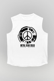 Metal Gear Solid Beyaz Unisex Kolsuz Tişört
