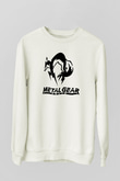 Metal Gear Solid Beyaz Unisex Sweatshirt