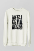 Metal Gear Solid Beyaz Unisex Sweatshirt