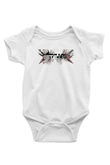 Metallica Baskılı Beyaz Unisex Bebek Body - Zıbın