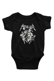 Metallica Baskılı Siyah Bebek Body - Zıbın