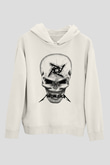 Metallica Beyaz Unisex Kapşonlu Sweatshirt