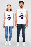 Metallica Beyaz Unisex Kolsuz Tişört