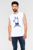 Metallica Beyaz Unisex Kolsuz Tişört