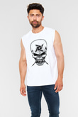 Metallica Beyaz Unisex Kolsuz Tişört