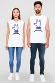 Metallica Beyaz Unisex Kolsuz Tişört