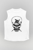 Metallica Beyaz Unisex Kolsuz Tişört