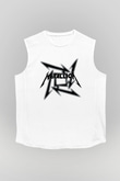 Metallica Beyaz Unisex Kolsuz Tişört