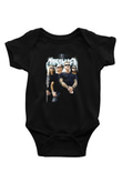 Metallica Group Baskılı Siyah Bebek Body - Zıbın