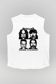 Metallica Hardwired To Self Destruct Beyaz Unisex Kolsuz Tişört
