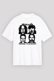 Metallica Hardwired To Self Destruct Beyaz Unisex Oversize Tişört T-Shirt