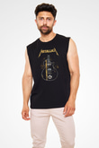 Metallica Siyah Unisex Kolsuz Tişört